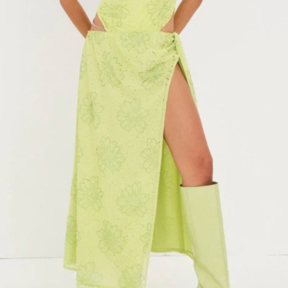 For Love &‎ Lemons Rhinestone Embellished Daisy Skirt